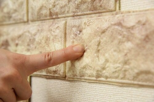 切り貼り簡単、なのに重厚レンガ調クッションシート イメージ