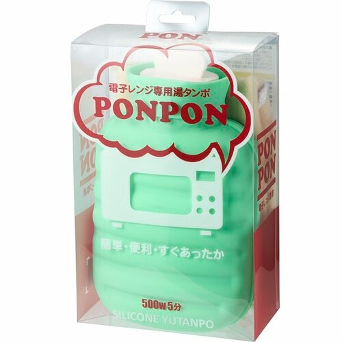 湯たんぽおすすめ 三宅化学 電子レンジ専用湯たんぽ PONPON 1.0L イメージ2