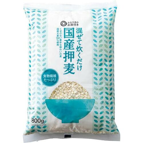 C評価: 麦らしい弾力がないみなさまのお墨付き「国産押麦」 イメージ