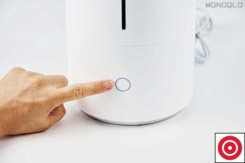 【操作性】物理スイッチは1つとシンプル 寝室用加湿器おすすめ イメージ