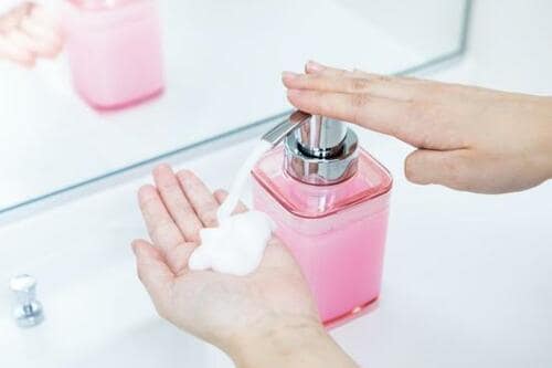 洗面所に生活感が出ないから買い！ニトリ 泡ディスペンサー イメージ4