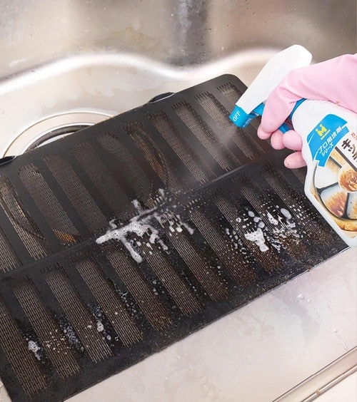 弱アルカリ〜アルカリ性洗剤は油汚れなどに 掃除用洗剤おすすめ イメージ