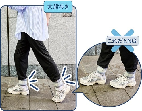 大股歩き リストウェイト・アンクルウェイトおすすめ イメージ