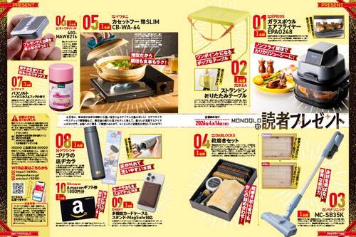 読者プレゼントの応募方法 イメージ