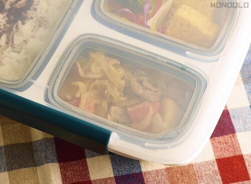 煮物の汁も流れなかった! OXO「弁当箱 プレップ&ゴー（970ml）」おすすめ イメージ