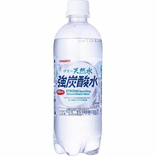 炭酸水おすすめ サンガリア 伊賀の天然水強炭酸水 イメージ