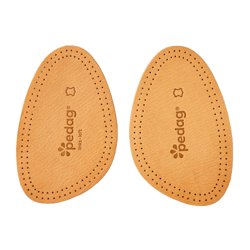 つま先・かかとインソールおすすめ ペダック ハーフインソール レザー 1/2 イメージ2