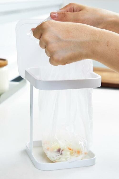 まとめて捨てる派はこちら！山崎実業のフタ有りタワー イメージ3