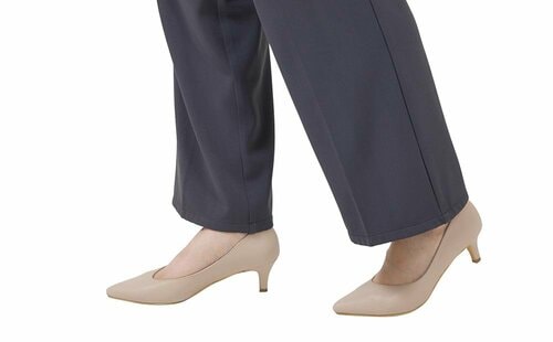 ポイント2:足指でしっかり蹴る パンプスおすすめ イメージ