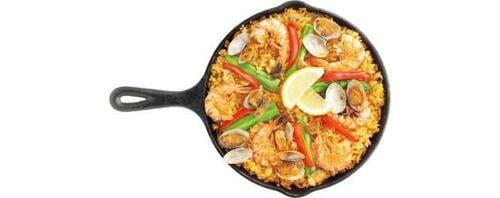 ④2～3人前のパエリアも余裕！LODGE「スキレット9インチ」 イメージ2