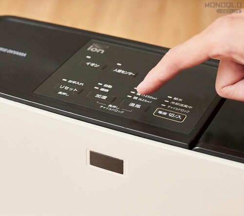 直感的に操作できるのがgood 加湿機能付きセラミックファンヒーターおすすめ イメージ
