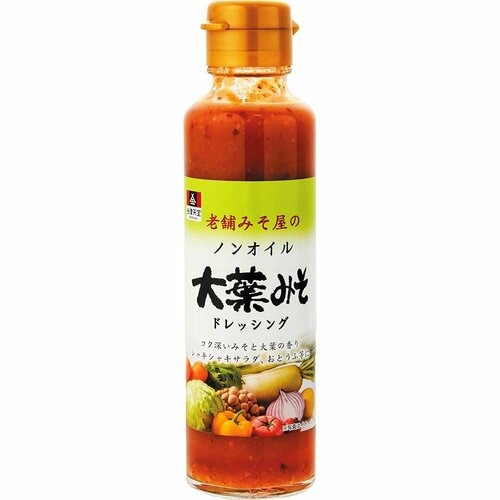 カルディおすすめ 会津天宝 老舗みそ屋のノンオイルドレッシンング 大葉みそ イメージ