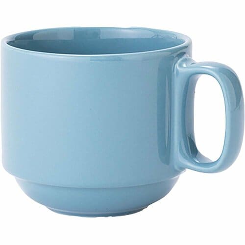 ニトリ  綺麗にスタッキングできるマグ(ターコイズブルー) イメージ1