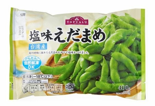 トップバリュ:塩味えだまめ:枝豆