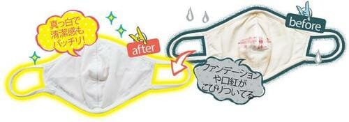 アンサー：クレンジングオイルをかけて洗濯機へ！ イメージ