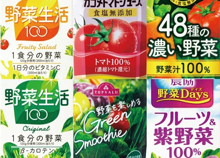 “100%”なのに…野菜は半分だけ？ 【野菜ジュースの選び方】