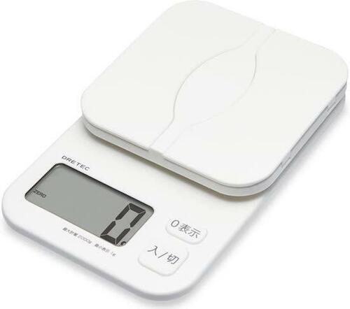ドリテック(dretec):デジタルスケール「パカット」 KS-257WT 2kg:デジタルはかり