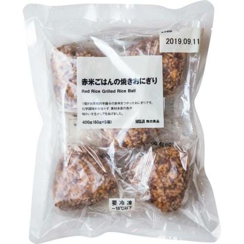 無印良品:赤米ごはんの焼きおにぎり:食品