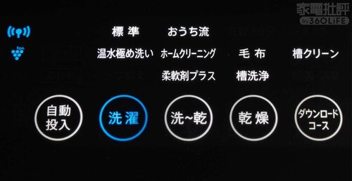 <参考テスト>メーカーの“推し”モード:温水極め洗い ドラム式洗濯機おすすめ イメージ