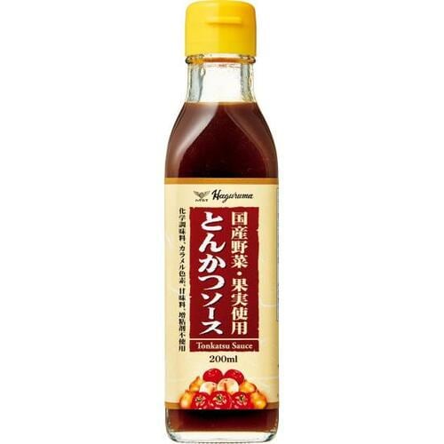 ハグルマ:国産野菜・果実使用とんかつソース:調味料