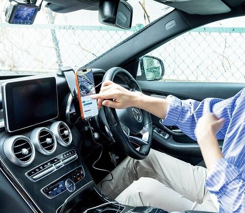 使い勝手：アームの角度は微調整がラク 車用スマホホルダーおすすめ イメージ2