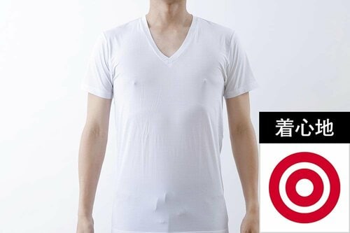 フィット感に特徴がある メンズ冷感インナーシャツおすすめ イメージ