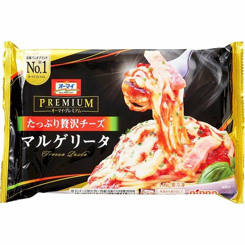 冷凍食品おすすめ ニップン オーマイプレミアム 贅沢チーズマルゲリータ イメージ