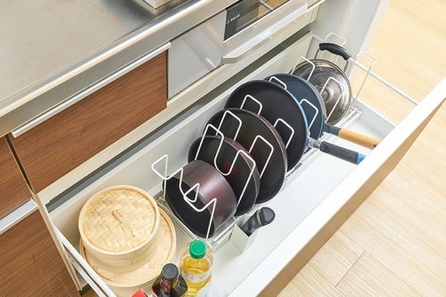 ヨコのとき フライパンスタンドおすすめ イメージ