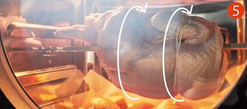 5：220℃（35分）で焼く イメージ