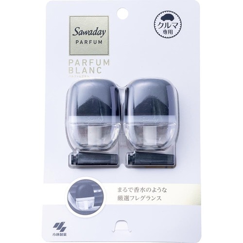 車の消臭剤おすすめ 小林製薬 Sawaday クルマ専用クリップ パルファムブラン イメージ1