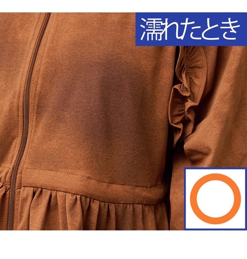 濡れたときの着心地：濡れた部分が若干色ムラに ラッシュガードおすすめ イメージ