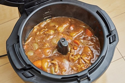 簡単においしいカレーが約37分でできちゃった! 自動調理鍋おすすめ イメージ