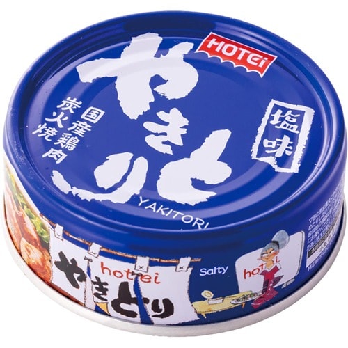 美味しい缶詰おすすめ ホテイフーズ やきとり 塩味 イメージ