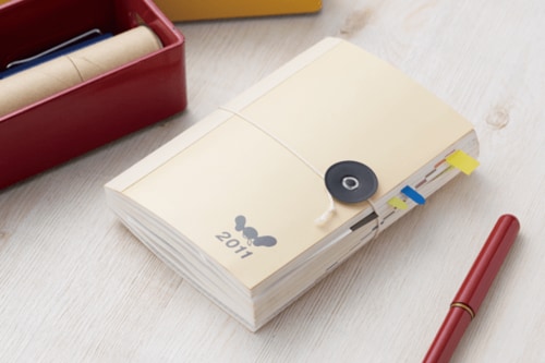 ⑥分厚くなりすぎた手帳は 留め紐シールで解決！ イメージ2