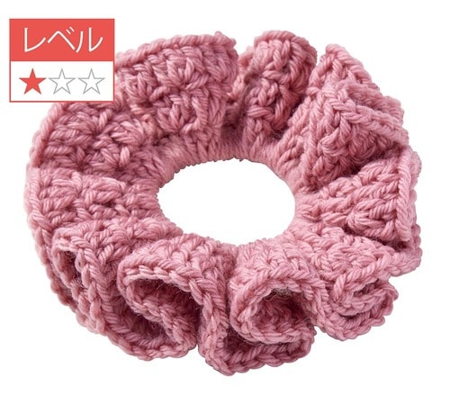 もこもこフリルシュシュを作ってみよう イメージ