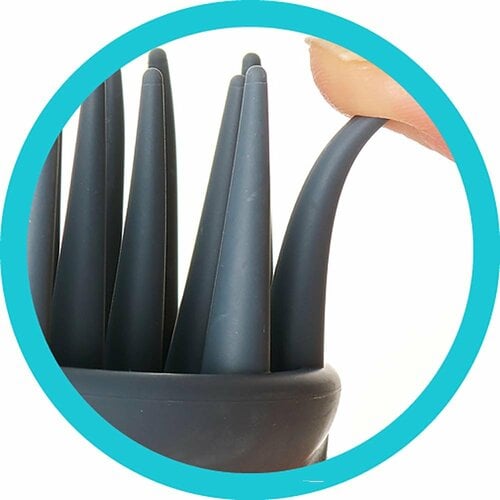 ピンの形状 シャンプーブラシおすすめ イメージ