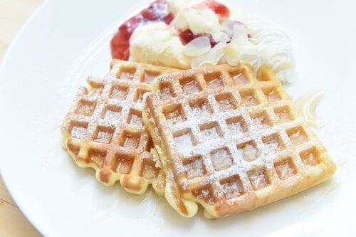 ワッフルメーカーがあれば、お店の味が自宅で実現！ イメージ