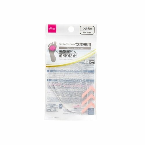 サンダルインソールおすすめ ダイソー ジェルインソール(つま先用) イメージ2