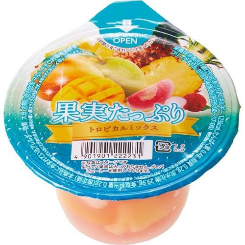 4位: マルハニチロ 果実たっぷりトロピカルミックスはジュレっぽい ゼリーおすすめ イメージ
