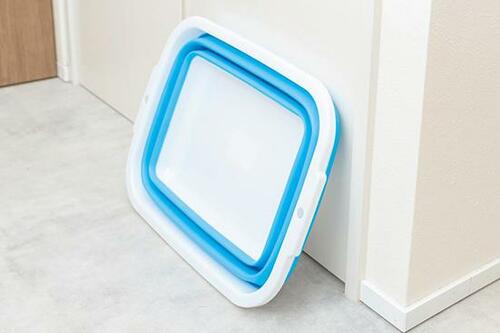 用途の広さが高評価！コジット「薄く畳める洗い桶」 イメージ2