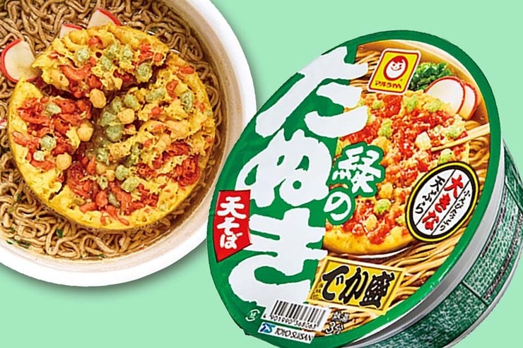 「だしが香るスープの旨味を体感して!」でか盛りの緑のたぬきは量も味も大満足｜Amazonプライムデー