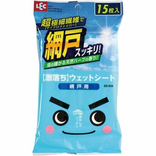 レック:激落ち:ウェットシート 網戸用