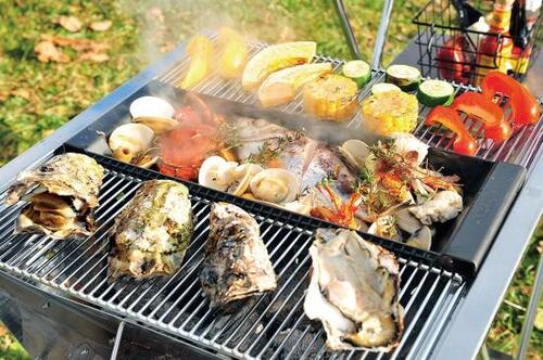 ポイント：シンプルなグリルならオプションで買い揃えよう イメージ