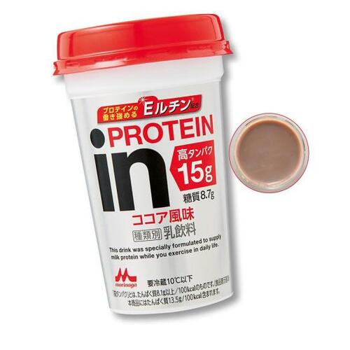 間食後でも運動後でも飲みやすい!「in PROTEIN」 イメージ