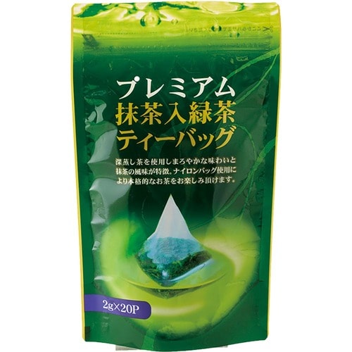 【6位】オーケー「プレミアム抹茶入緑茶ティーバッグ」 緑茶・ほうじ茶ティーバッグおすすめ イメージ