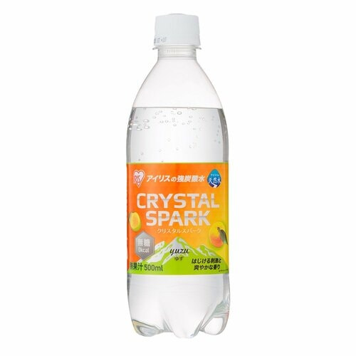 アイリスオーヤマの飲料水おすすめ アイリスオーヤマ CRYSTAL SPARK クリスタルスパーク ゆず イメージ