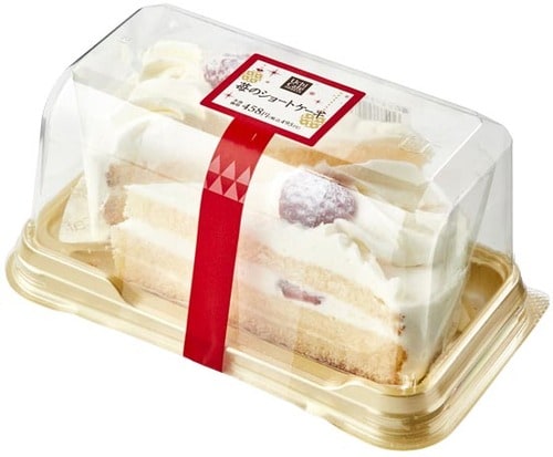 ローソン:苺のショートケーキ:コンビニスイーツ