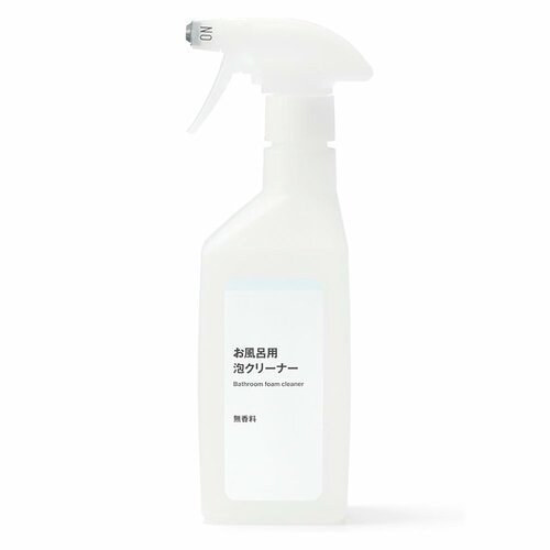 お風呂洗剤おすすめ 無印良品 植物由来の洗浄成分 お風呂用泡クリーナー イメージ