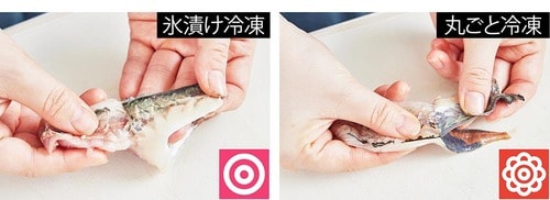 丸ごと冷凍 魚の冷凍方法おすすめ イメージ3