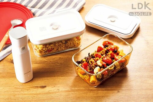 食卓にそのまま出せるデザイン性 LDKベストバイ真空保存容器おすすめ イメージ